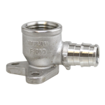 1/2^ Cold Expansion PEX x FPT Drop Ear Elbow, 304SS