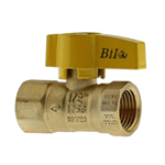 1^ Brass Ball Valve for Gas w/ small handle
