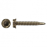 #10 X 3/4^Stainless Steel Hex Head Self Drilling Screw  100/ Pack