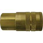 Female Quick Coupler Female Thread Brass & Steel - 1/4^