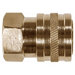 High Pressure 1/4^ Female Quick Coupling. brass