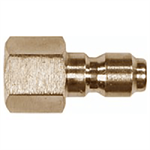 High Pressure 3/8^ Female Nipple. Plated