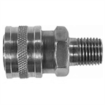 High Pressure 1/2^ Male Quick Coupling. SS