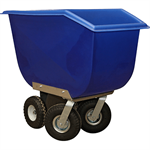 8 Bushel Plastic Feed Cart UNASSEMBLED