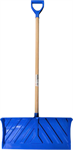 21^ Barn/Snow Scraper Blue with Wood Handle and Poly D 40^ Handle 6 per Case
