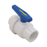 2^ PVC Single Union Ball Valve Slip x Slip