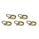 Zinc Plated Steel  Clamp for 1/4^ Braided Hose, 5pk