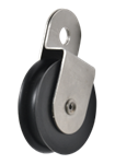 2^ Plastic Pulley on Stainless Steel Frame