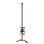 36^ Double Outlet 304SS Pipe & Adj Bracket, 2 nipples/1pen