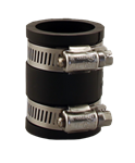 1^ Flexible Coupler With Clamps