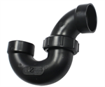1-1/2^ ABS Union P-Trap - 40 pcs/case