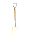 Barn Owl 4 Tine Fork x 9^ Wide D-Handle