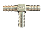 1/4^  Insert Tee for Braided Hose, 304SS