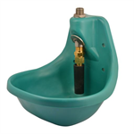 Green Poly Bowl w/Regular Flow valve - less spacer