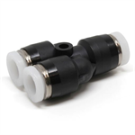 1/4^ Air Tube Fit x 1/4^ Air Tube Fit x 1/4^ Air Tube Fit  Branch Y