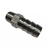 Stainless Steel Adapter 1/2^ MPT X 3/4^ Poly Pipe