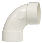 4^ PVC Sewer 90deg Elbow - 20 pcs/Case
