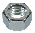 3/8^- GR5 Zinc Hex Nut - 100/Pkg