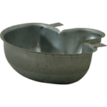 Metal Smooth Lip Rabbit Water Dish    100 per case