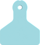 Stockman Small Blank Tags. 25/pkg Turquoise