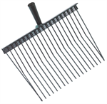 Black Metal Litter Fork - Head only
