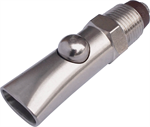 Hogflo Bite Button Nipple Drinker, 300 series SS, 1/2^ thread