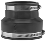 4^ x 3^ Flexible Reducing Coupler With Clamps