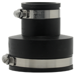 3^ x 1-1/2^ Flexible Reducing Coupler With Clamps