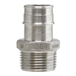 1^ x 3/4^ Cold Expansion PEX x MPT Adapter, 304SS