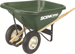 8 CUBIC 400LB Capacity Heavy Duty Wheel Barrow w/2 FlatFree Tires